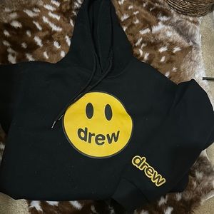 Justin Bieber Drew Black Hoodie Size Large